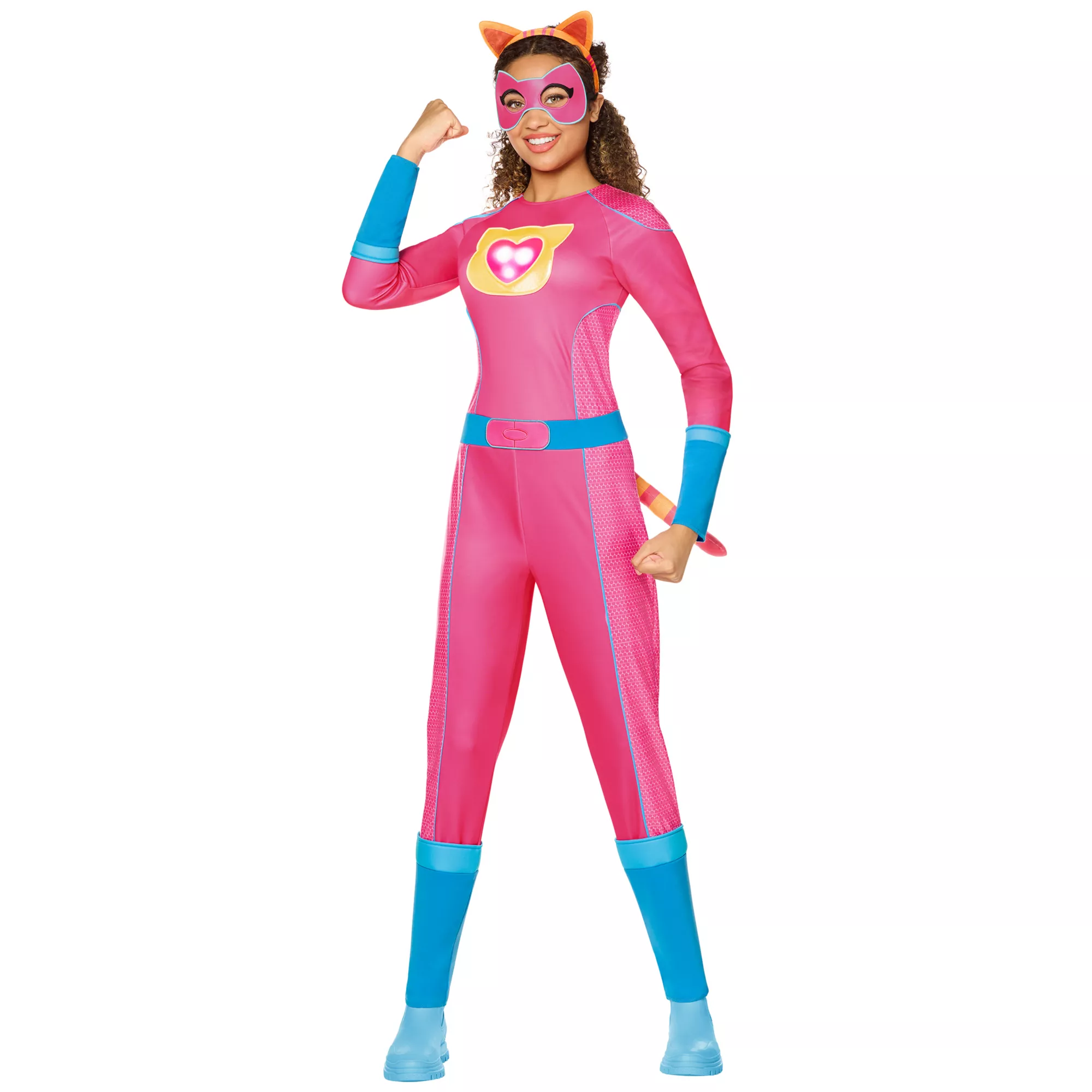 Adult Ginny Light-Up Jumpsuit Costume - SuperKitties at Spencer's
