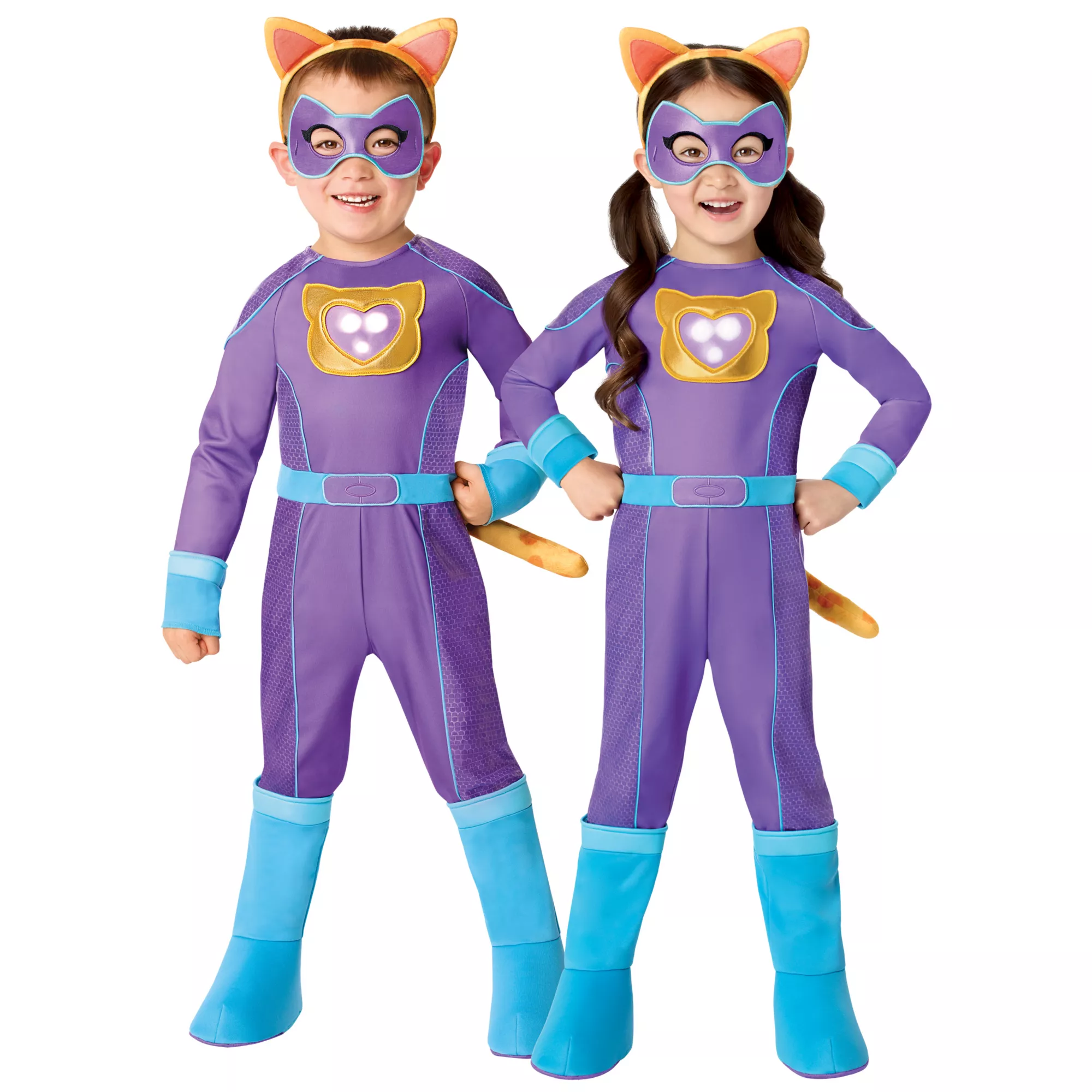 Toddler Sparks Light-Up Jumpsuit Costume - SuperKitties at Spirit Halloween