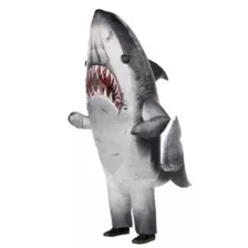 Adult Shark Inflatable Costume -  Jaws at Spencer's