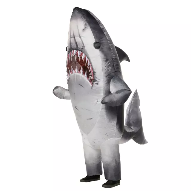 Adult Shark Inflatable Costume -  Jaws at Spencer's