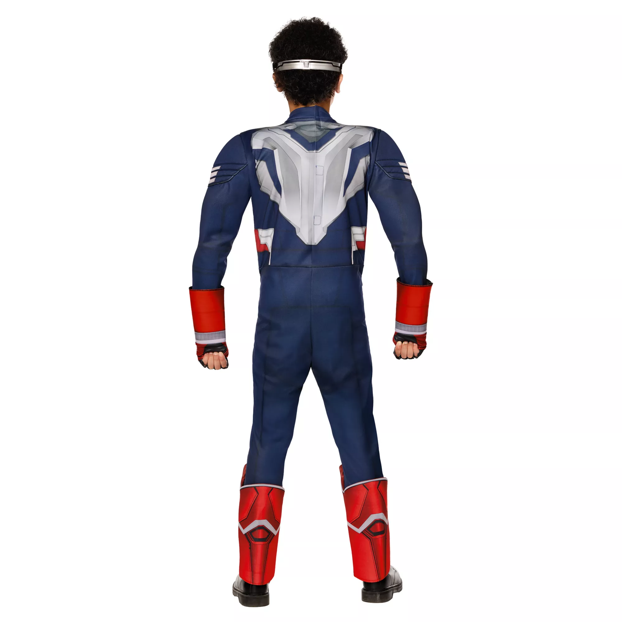 Kids Captain America Muscle Jumpsuit Costume - Brave New World at Spirit Halloween