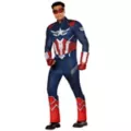 Adult Captain America Muscle Jumpsuit Costume - Captain America: Brave New World at Spirit Halloween