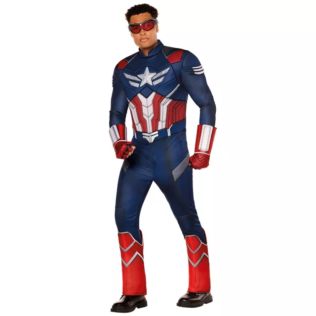 Adult Captain America Muscle Jumpsuit Costume - Captain America: Brave New World at Spirit Halloween