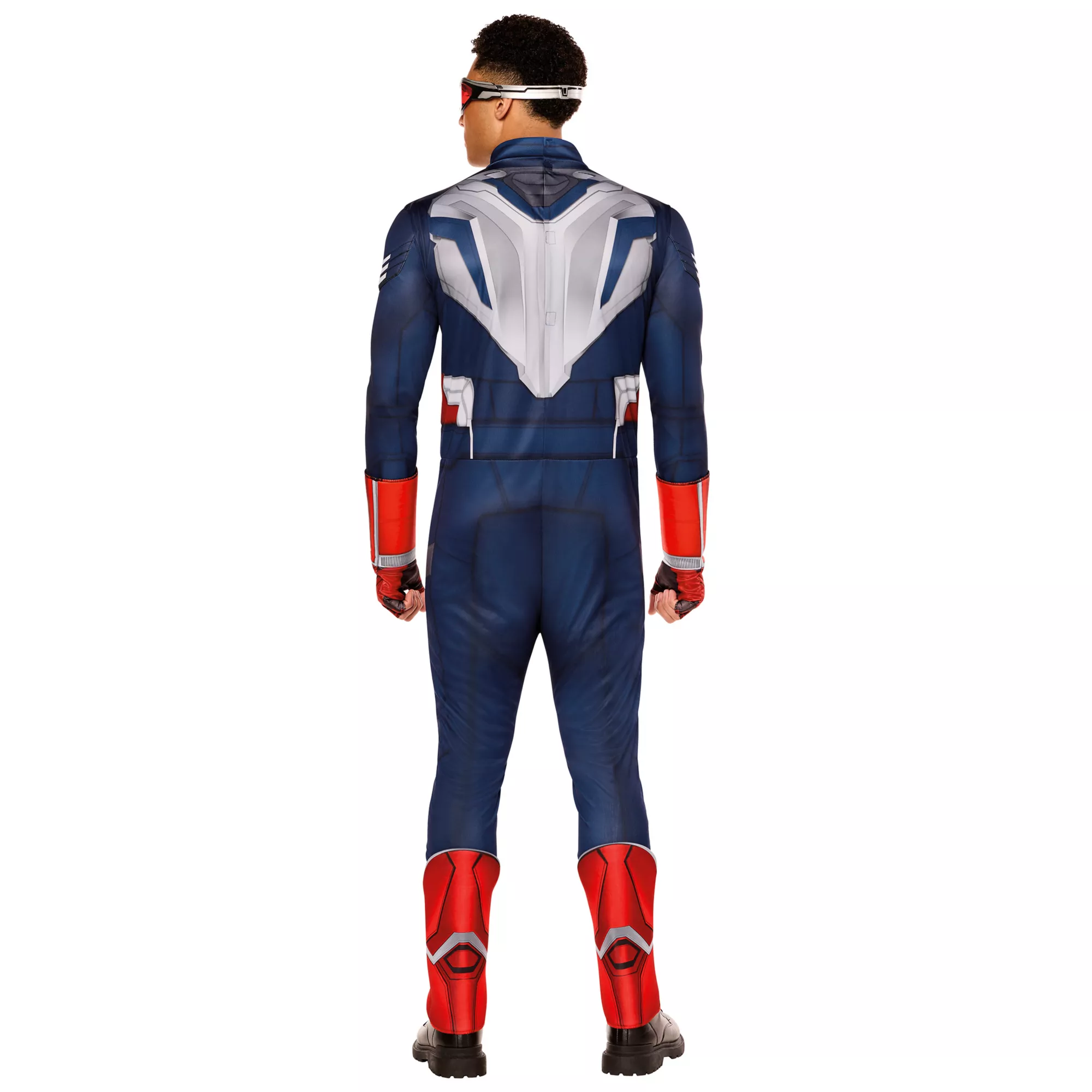 Adult Captain America Muscle Jumpsuit Costume - Captain America: Brave New World at Spirit Halloween