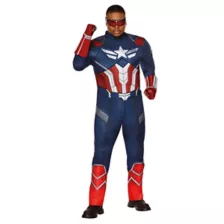 Adult Captain America Muscle Jumpsuit Costume - Captain America: Brave New World at Spirit Halloween