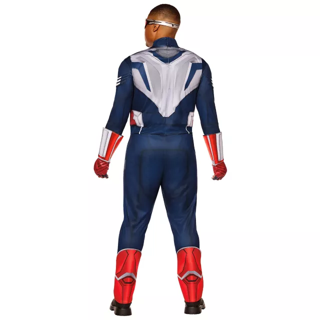 Adult Captain America Muscle Jumpsuit Costume - Captain America: Brave New World at Spirit Halloween