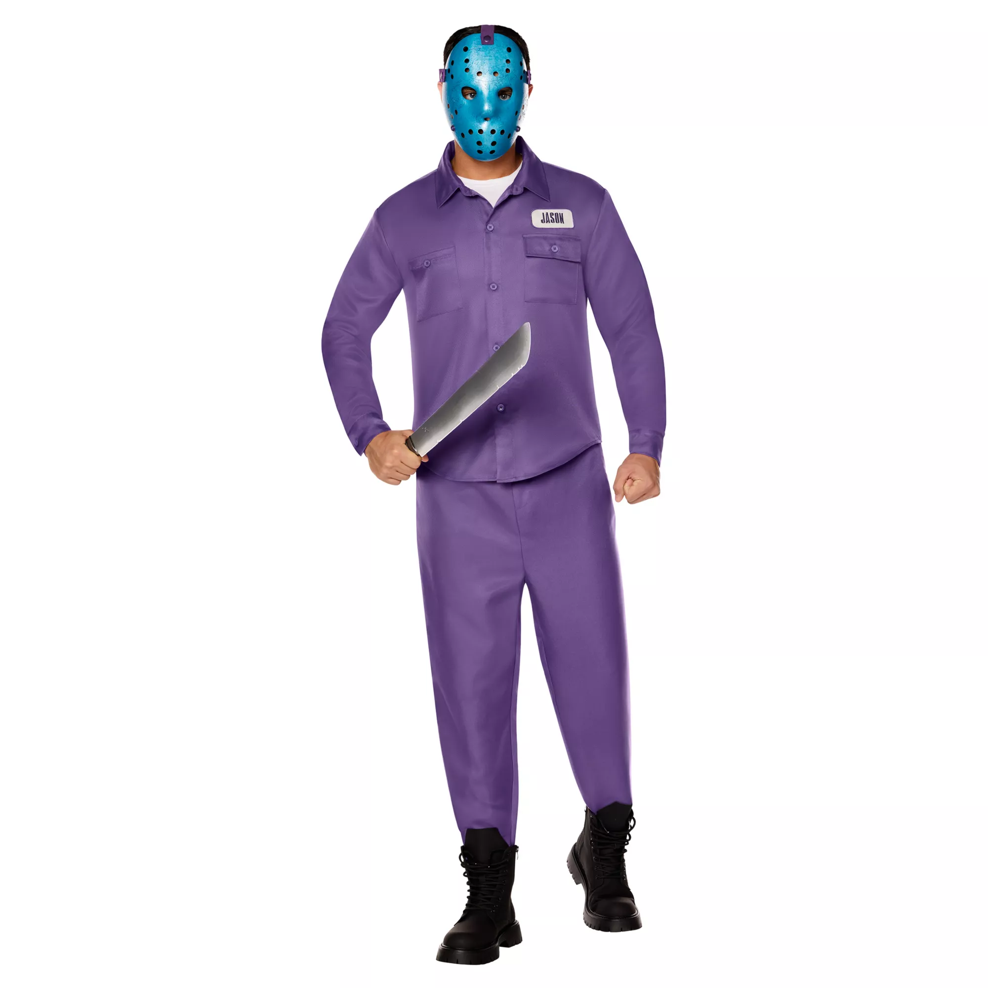 Adult Jason Voorhees Retro Costume - Friday the 13th: The Game at Spirit Halloween