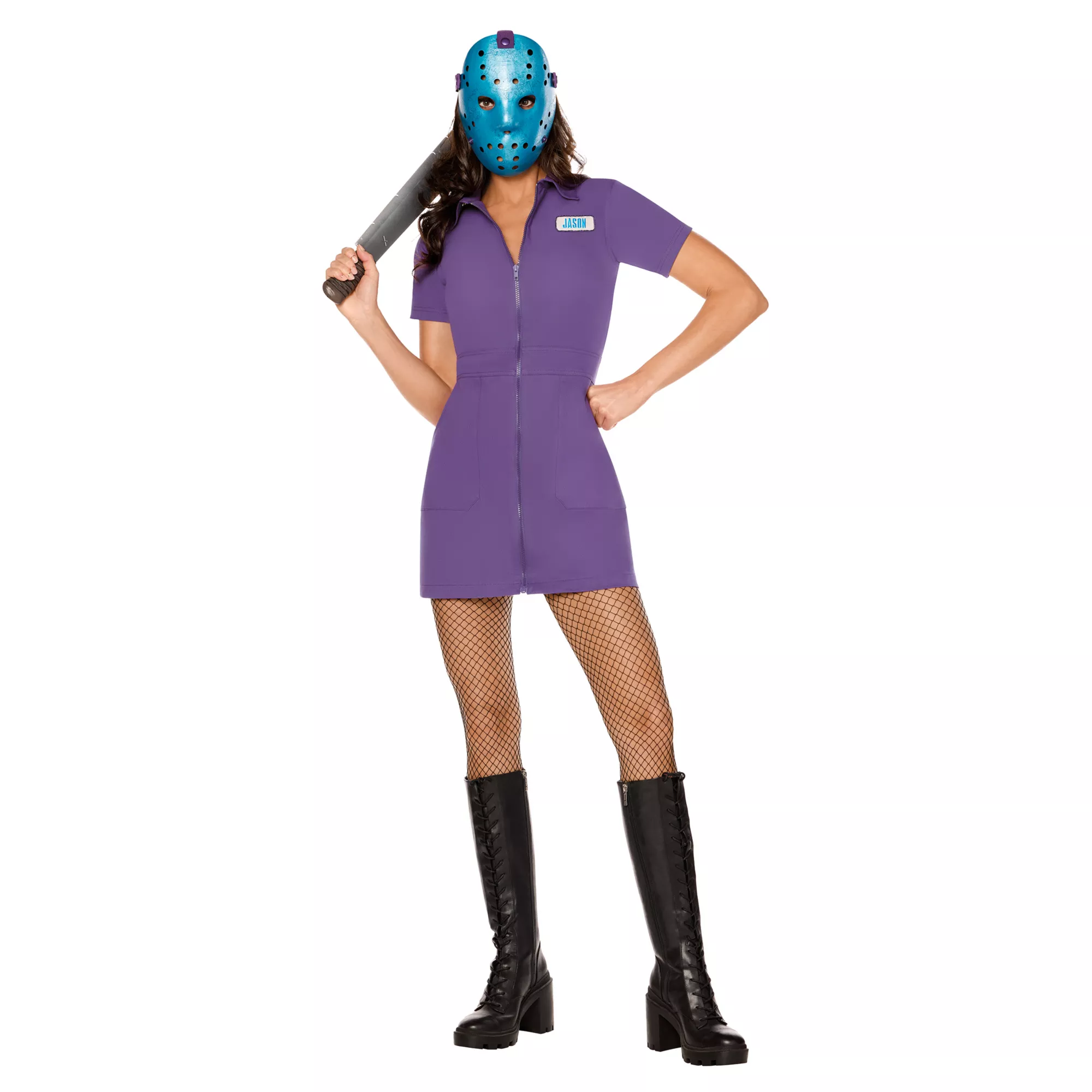 Adult Retro Jason Utility Dress Costume - Friday the 13th The Game at Spirit Halloween