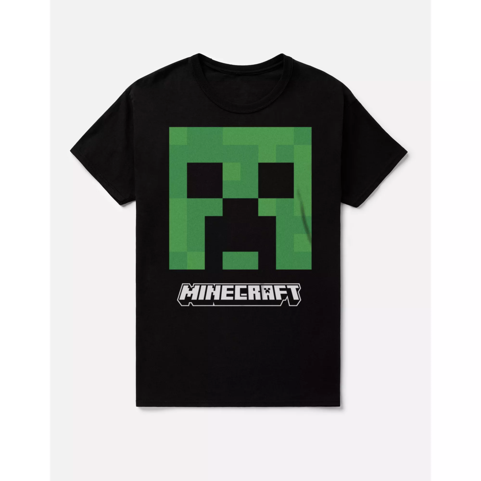 Kids Black and Green Creeper T Shirt - Minecraft at Spirit Halloween
