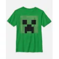 Kids Green Creeper T Shirt - Minecraft at Spirit Halloween