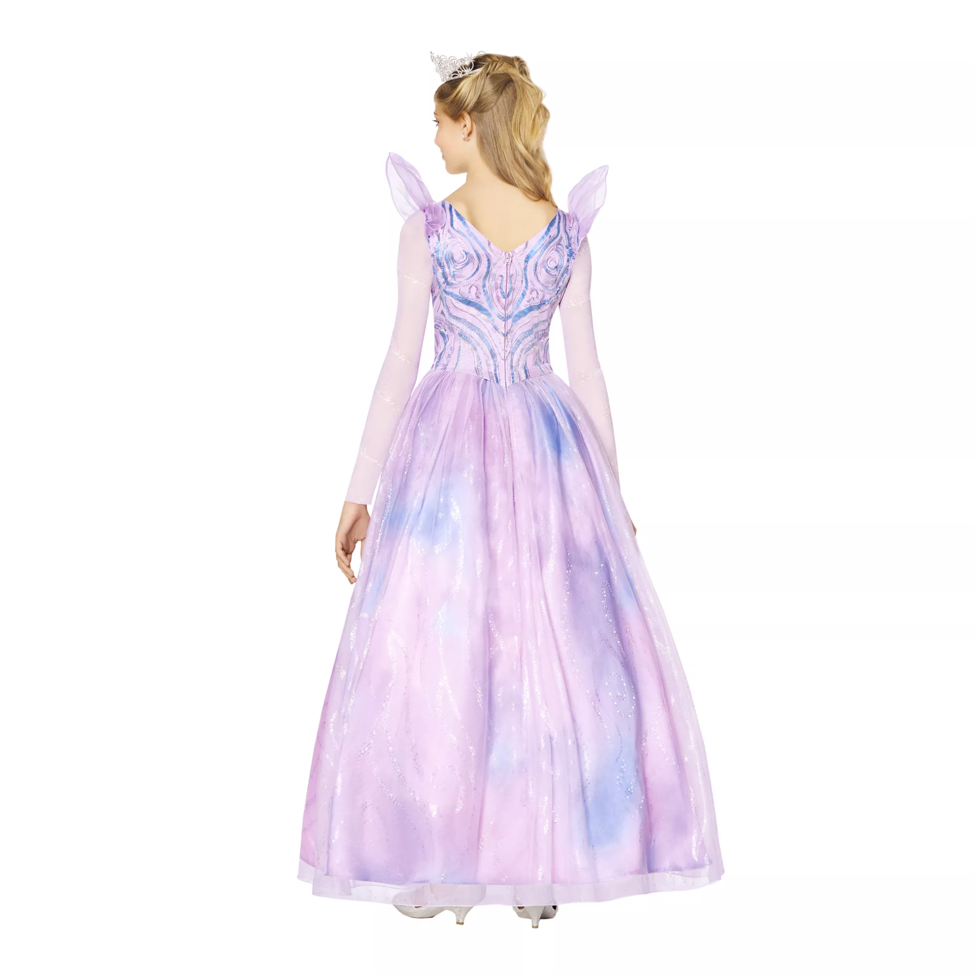 Kids Glinda Blue Dress Costume -  Wicked: For Good at Spencer's