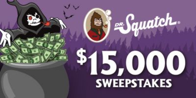 Enter to Win 13k in the Spirit Halloween Dr. Squatch $15,000 Sweepstakes