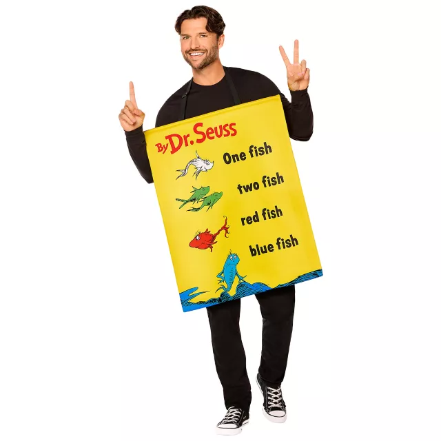 Adult 4-in-1 Book Covers 3D Costumes - Dr. Seuss at Spencer's