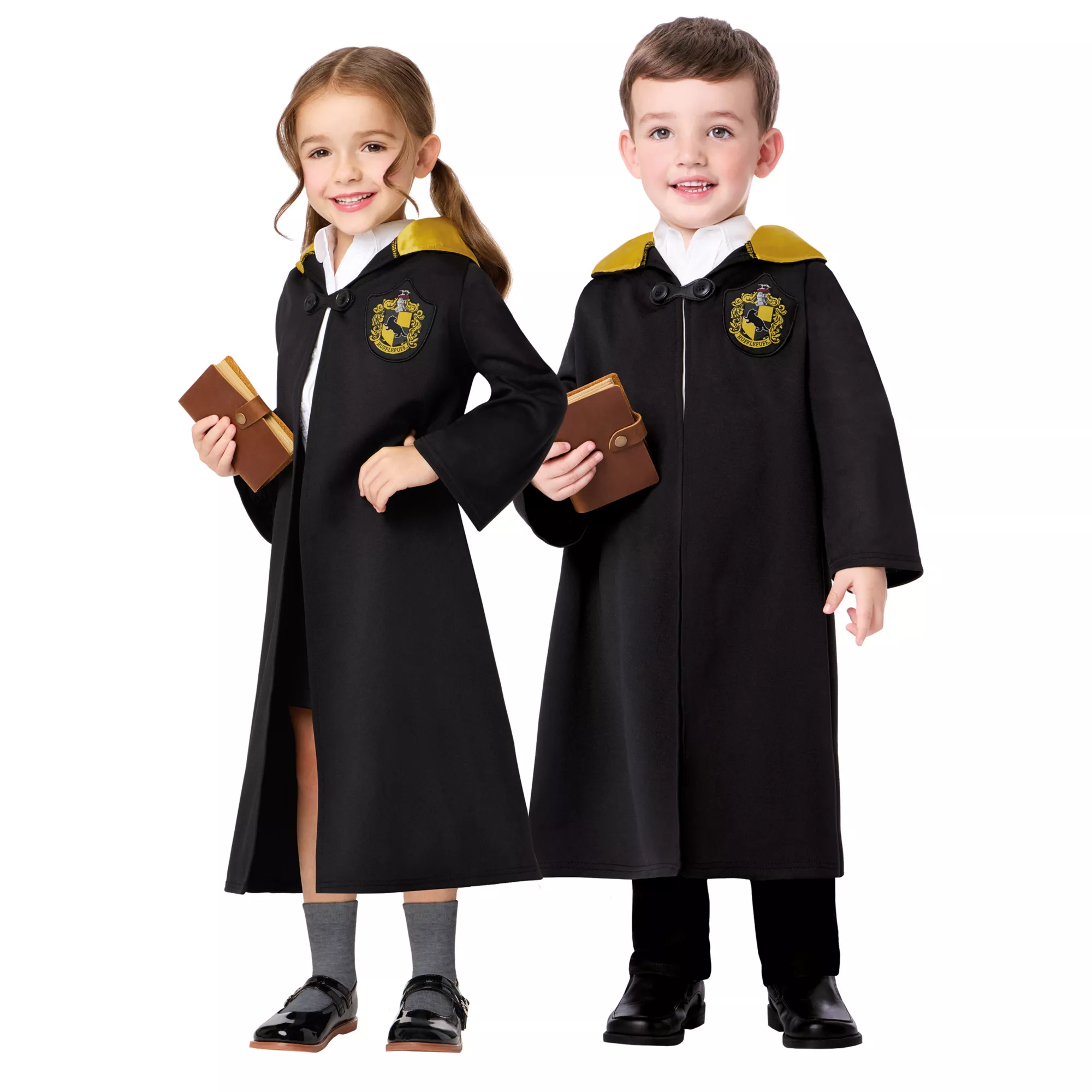 Toddler Hufflepuff Hooded Robe Costume - Harry Potter at Spirit Halloween
