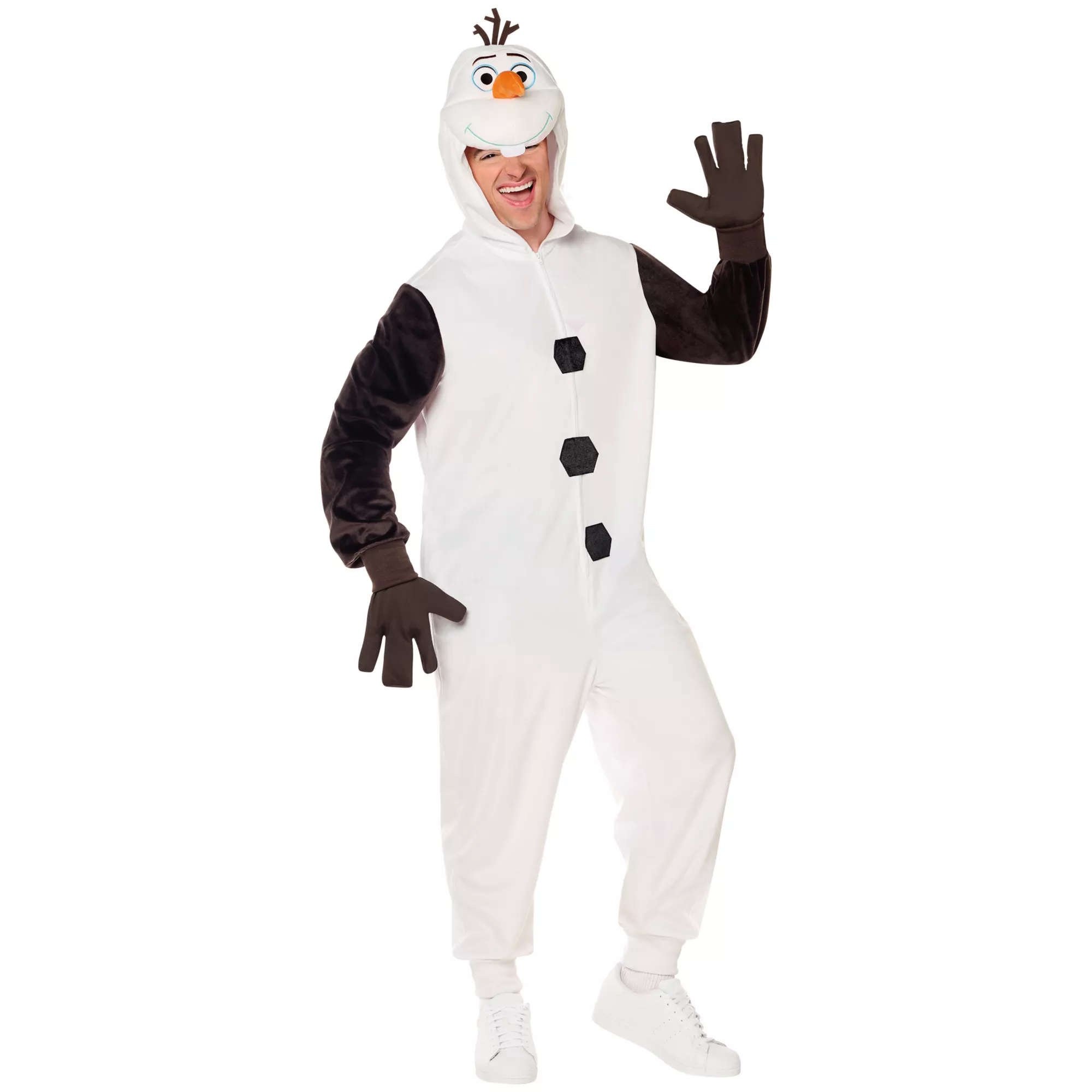 Adult Olaf Jumpsuit Costume - Frozen at Spirit Halloween