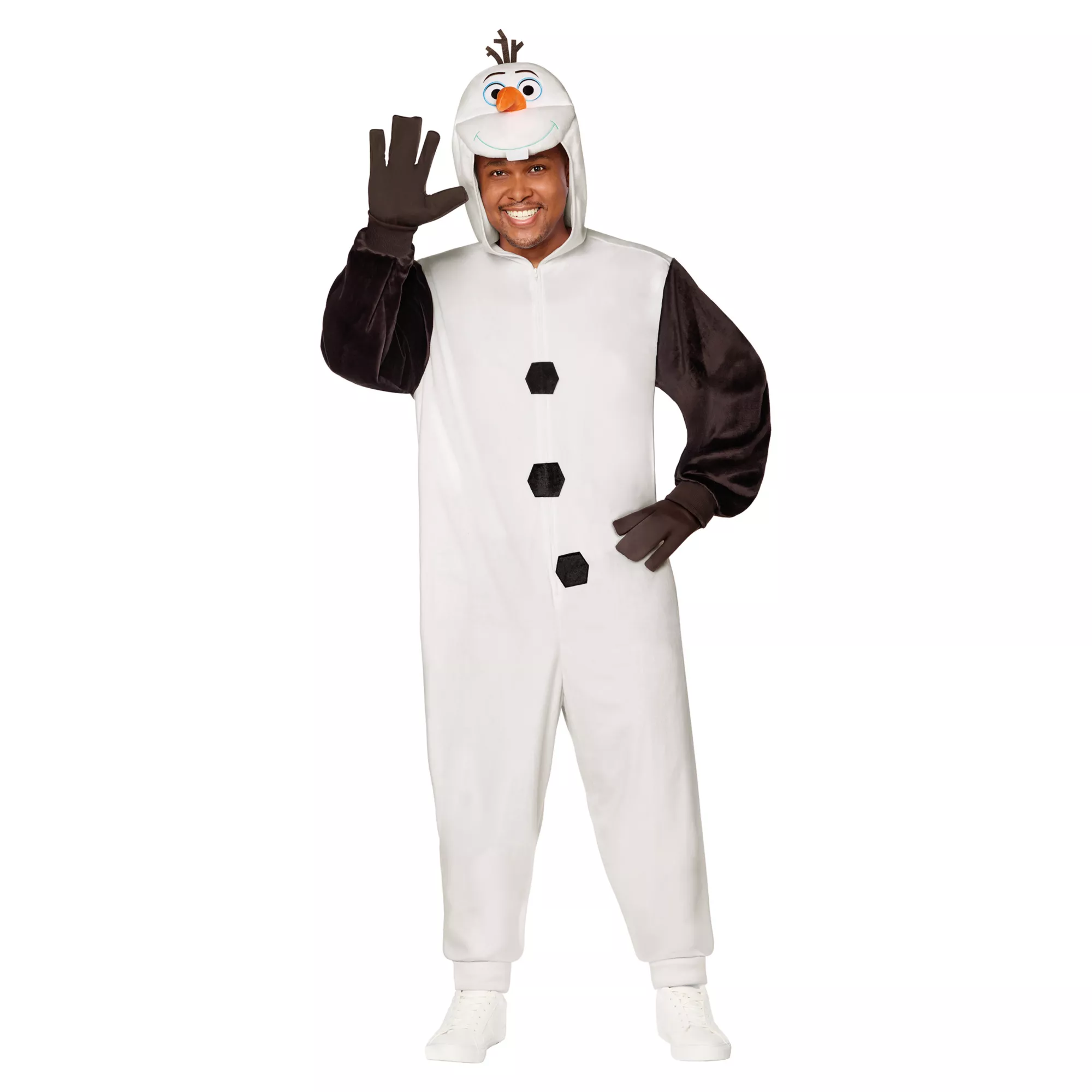 Adult Olaf Jumpsuit Costume - Frozen at Spirit Halloween