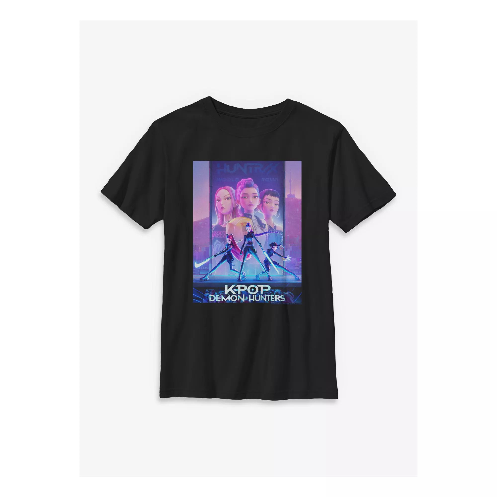 Kids Huntr/x World Tour T Shirt - KPop Demon Hunters at Spirit Halloween