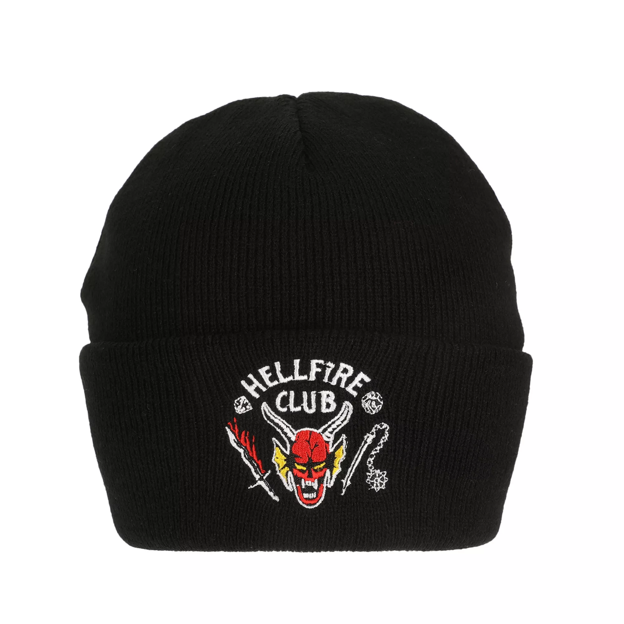Hellfire Club Cuff Beanie Hat - Stranger Things at Spencer's