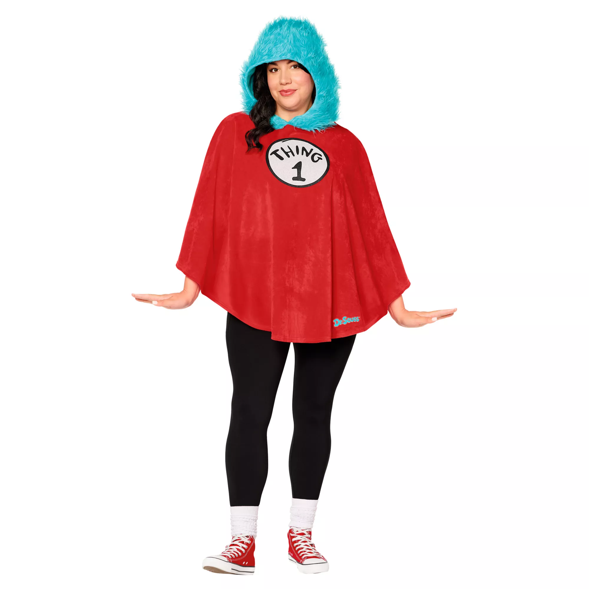 Adult Dr. Seuss Thing Poncho Costume at Spirit Halloween