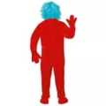 Adult Thing 1 and 2 Mascot Jumpsuit Costume - Dr. Seuss at Spencer's