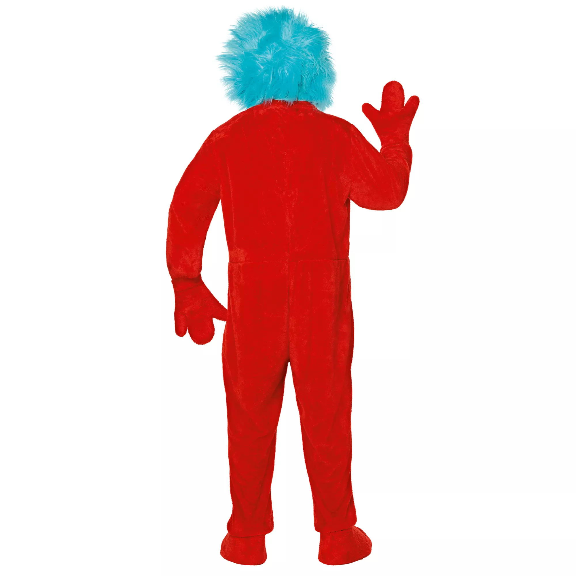 Adult Thing 1 and 2 Mascot Jumpsuit Costume - Dr. Seuss at Spencer's