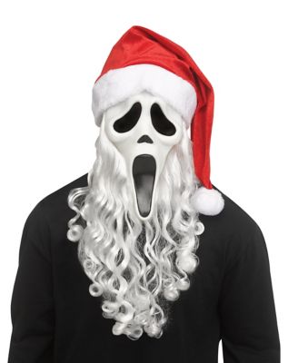 Ghost Face Santa Full Mask - Spirithalloween.com