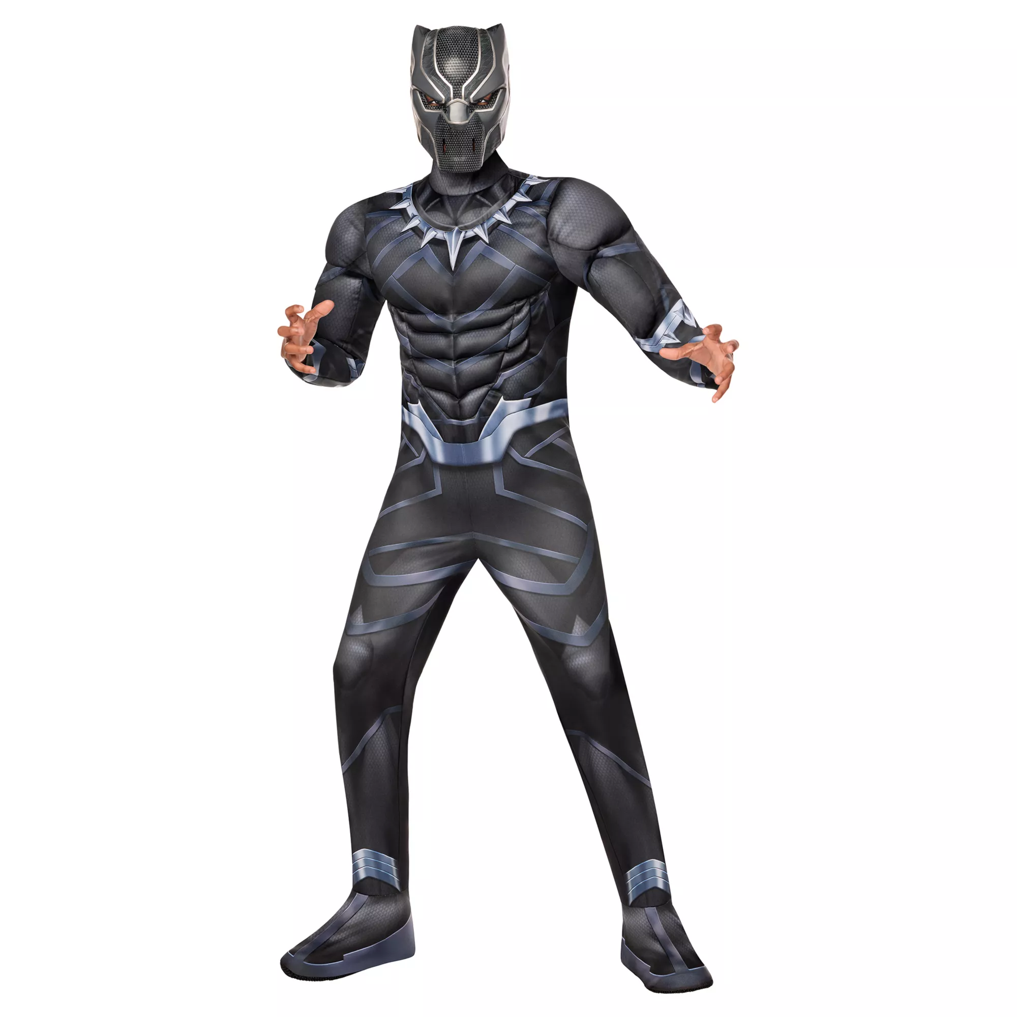 Kids Black Panther Muscle Suit Costume - Avengers at Spirit Halloween