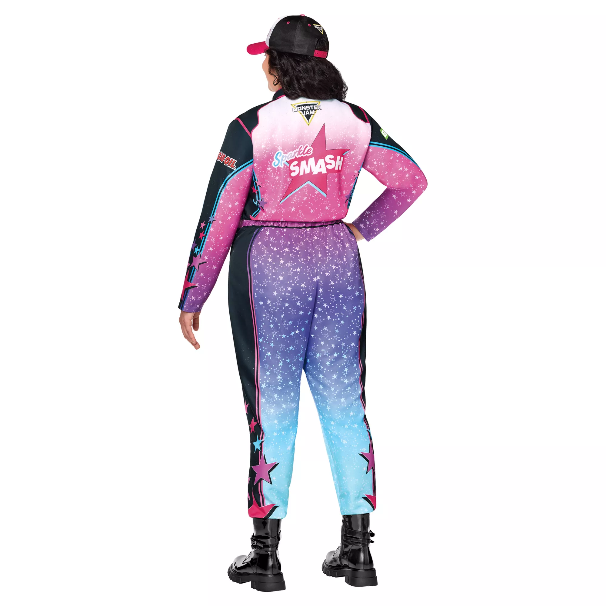 Adult Sparkle Smash Jumpsuit Costume - Monster Jam at Spirit Halloween
