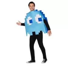 Adult Inky & Blue Ghost Reversible 3D Costume - Pac-Man at Spirit Halloween