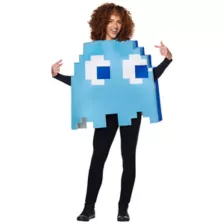 Adult Inky & Blue Ghost Reversible 3D Costume - Pac-Man at Spirit Halloween