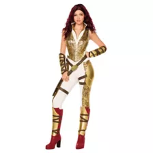 Adult Teela Jumpsuit Costume - Masters of the Universe at Spirit Halloween