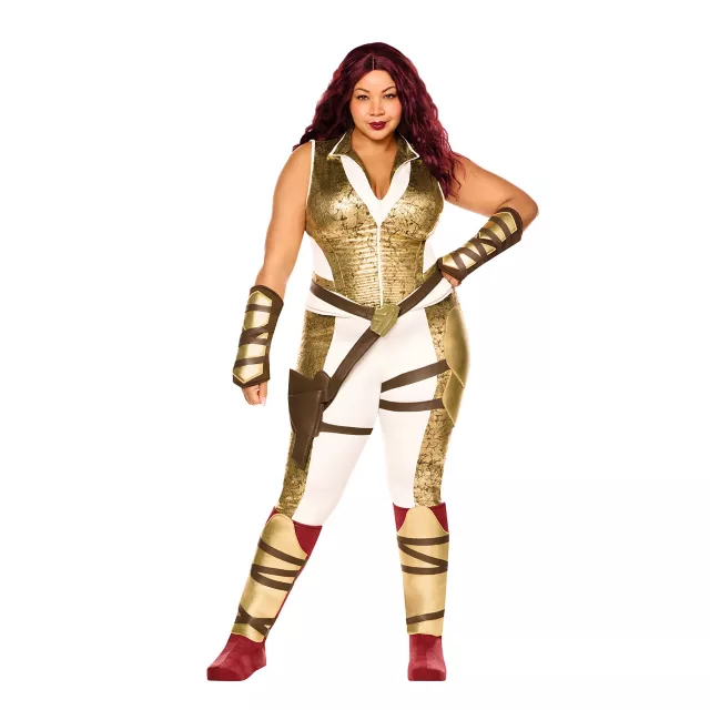 Adult Teela Jumpsuit Costume - Masters of the Universe at Spirit Halloween