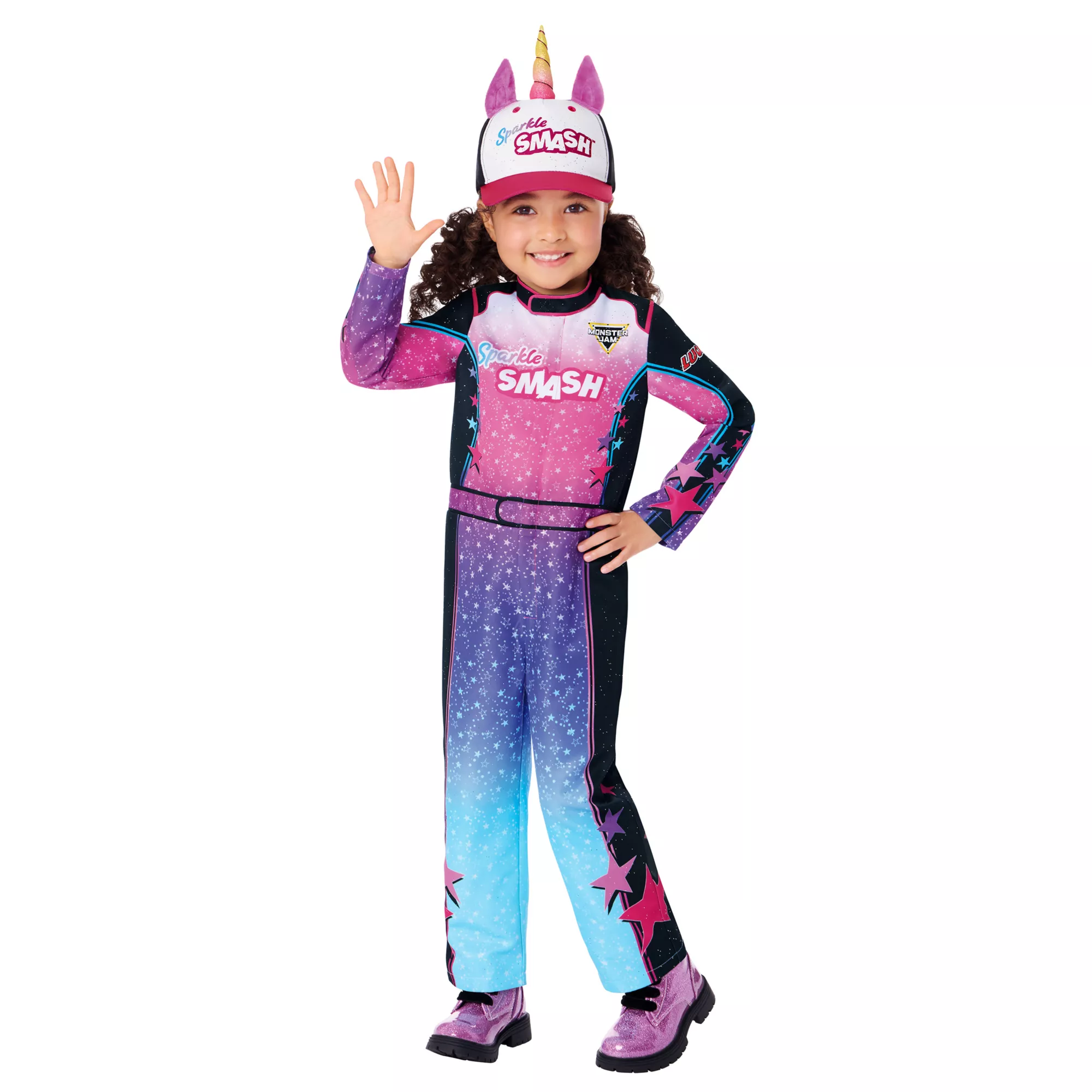 Toddler Monster Jam Sparkle Smash Costume at Spirit Halloween