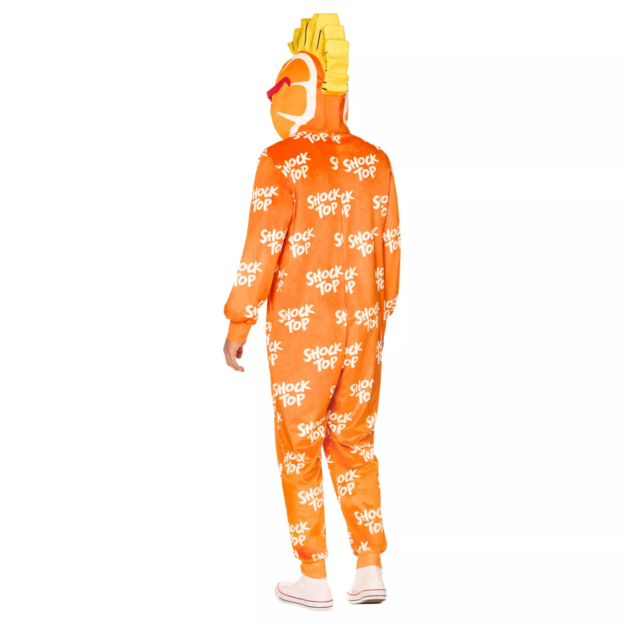 Adult Shock Top Wedgehead Jumpsuit Costume at Spirit Halloween