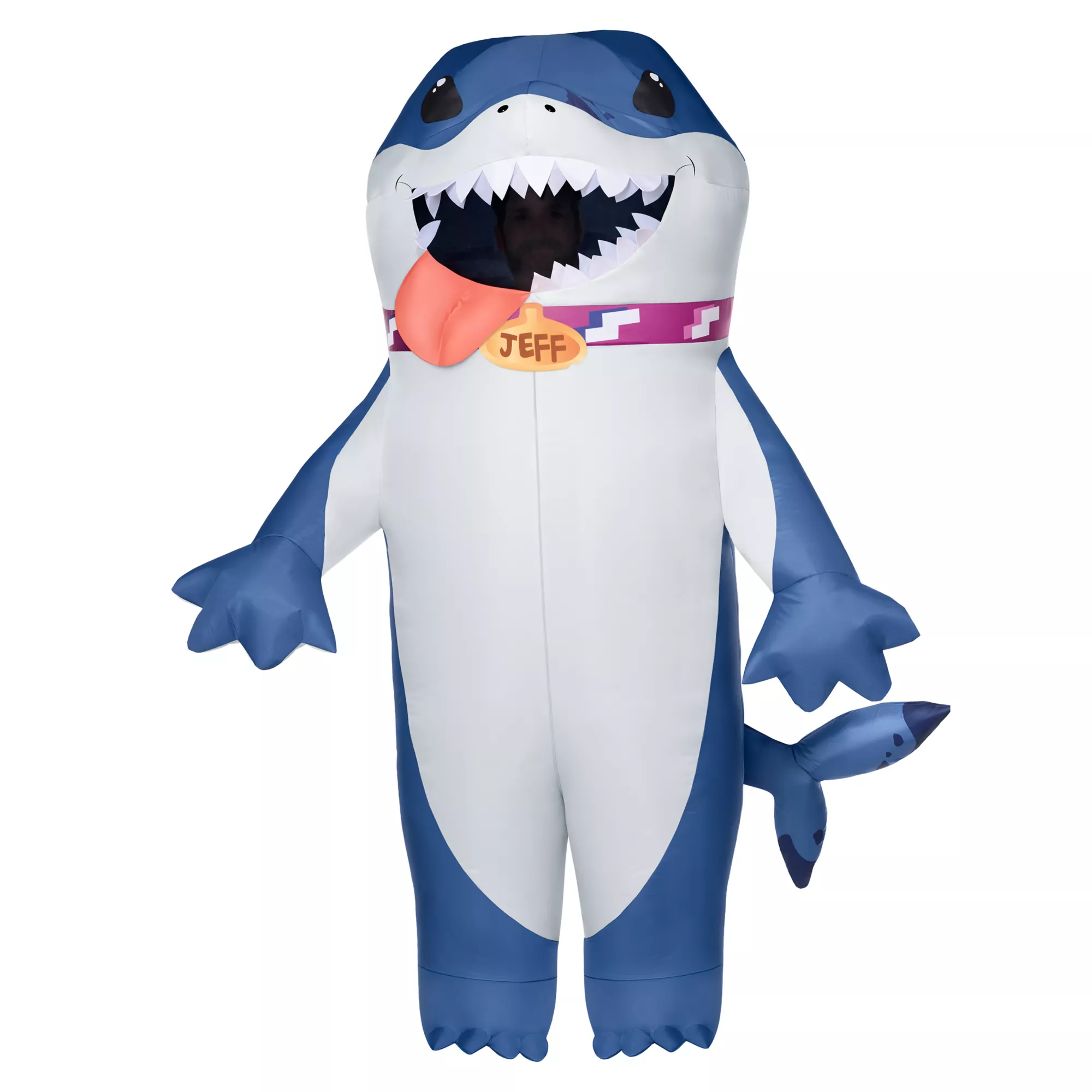 Adult Jeff the Land Shark Inflatable Costume - Marvel at Spirit Halloween