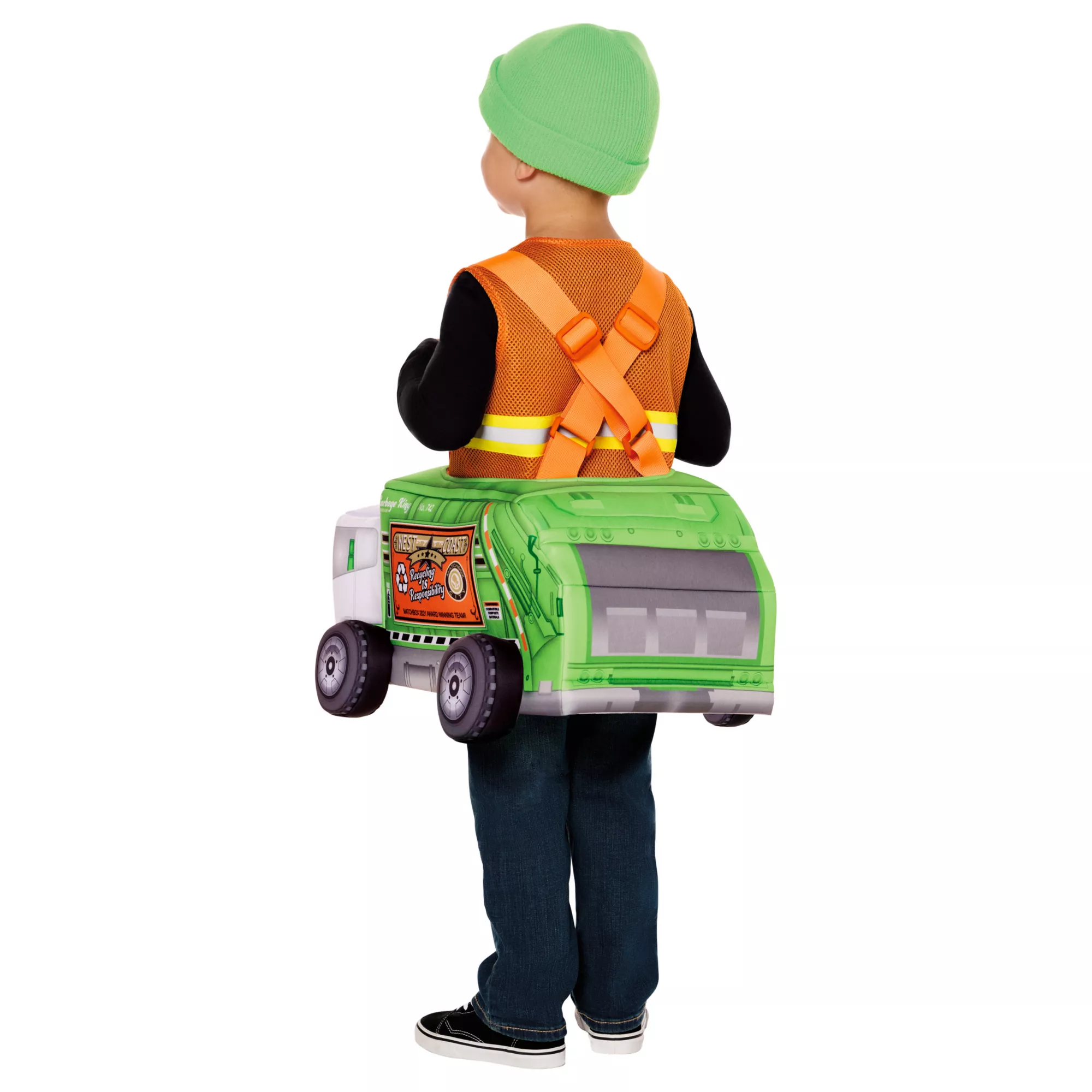Toddler Matchbox Trash Truck Ride-Along Costume at Spirit Halloween