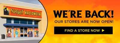 Spirit Halloween Stores Now Open!  Spirithalloween.com