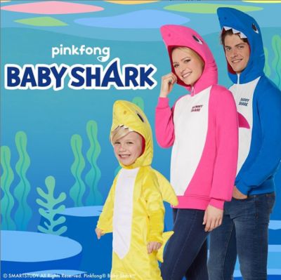baby shark family costume