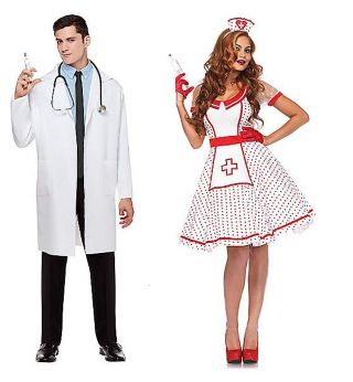 Doctor and Nurse Couple Costume