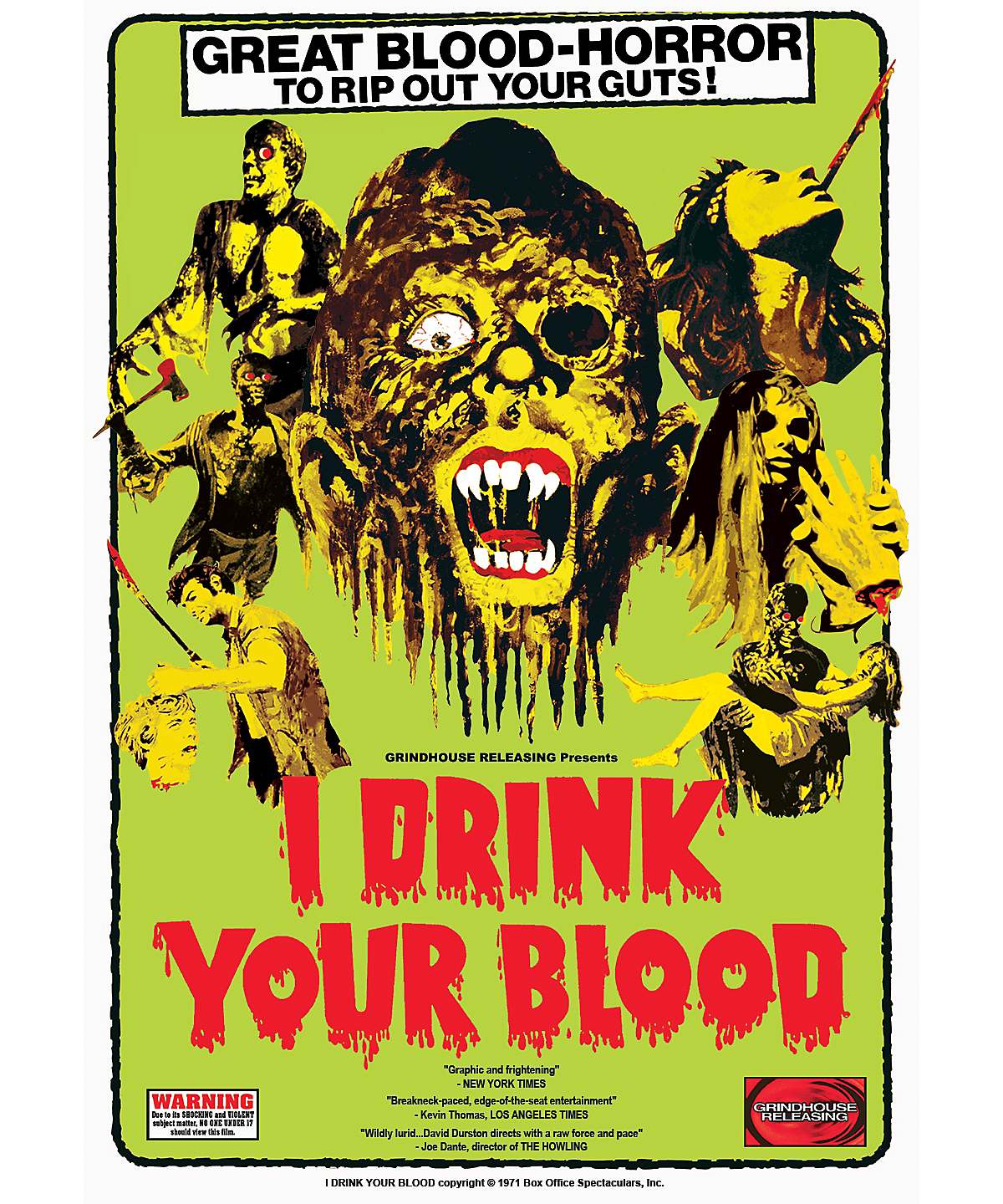 I Drink Your Blood Movie Poster