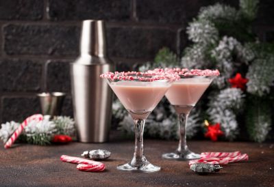 Candy Cane Christmas Cocktail