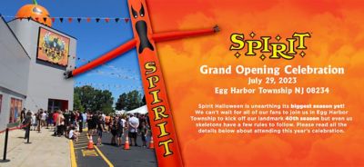 Spirit Grand Opening - Spirithalloween.com