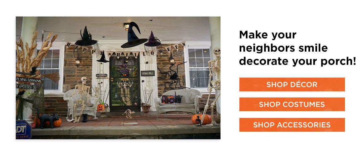 Make Your Neighbors smile decorate your porch