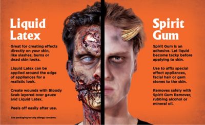 Liquid Latex vs. Spirit Gum What’s the Difference? Spirit Halloween Blog