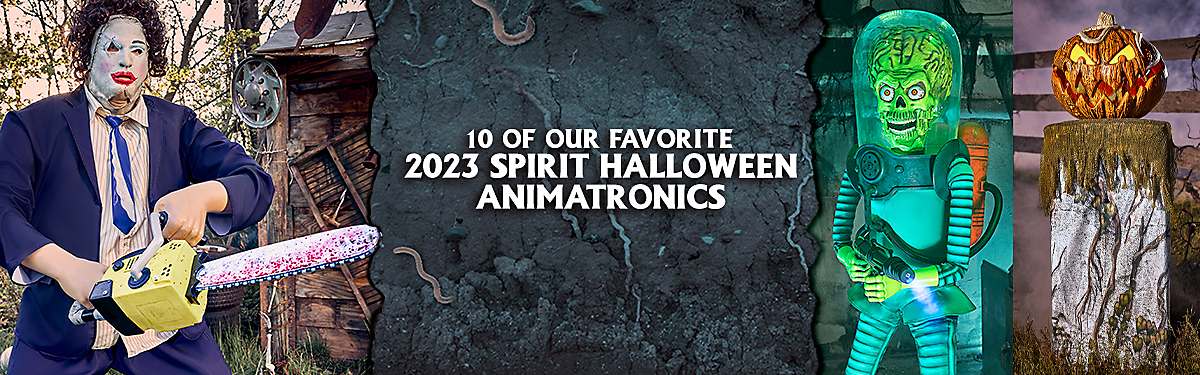 10 of our favorite spirit halloween 2023 animatronics