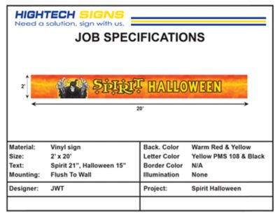 Signage Specifications