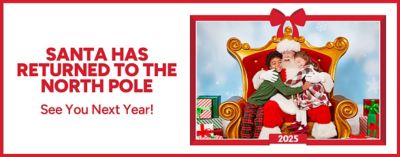 Santa has returned home to the North Pole