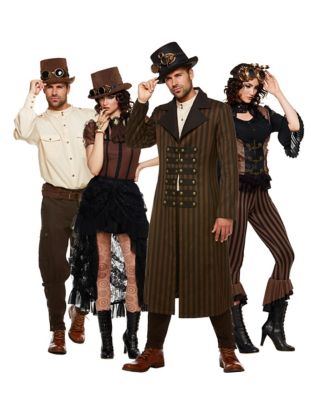Steampunk Mystery Man in Black (article includes halloween costume