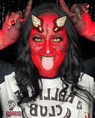 demon makeup