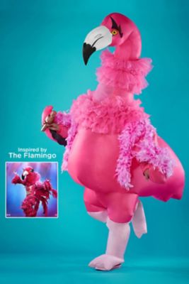 diy the flamingo halloween costume inspired by the masked singer